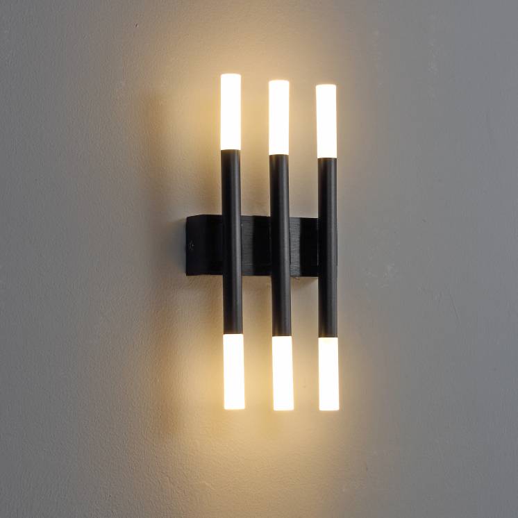 Led wall light stixx 3 black